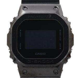 CASIO G-SHOCK DIGITAL 5600 SERIES GM-5600B-1JF Black Stainless Steel Resin Me...
